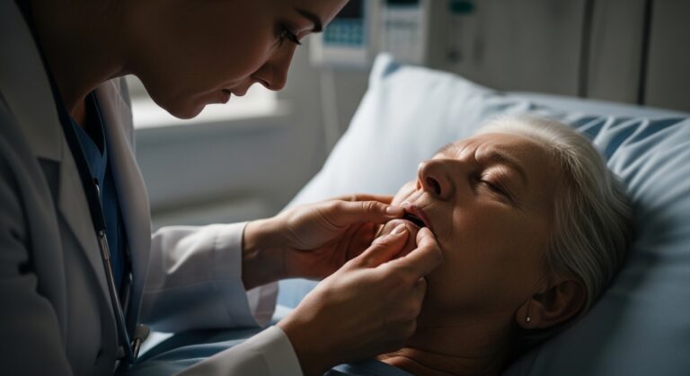 Why the Jaw Drops When Dying