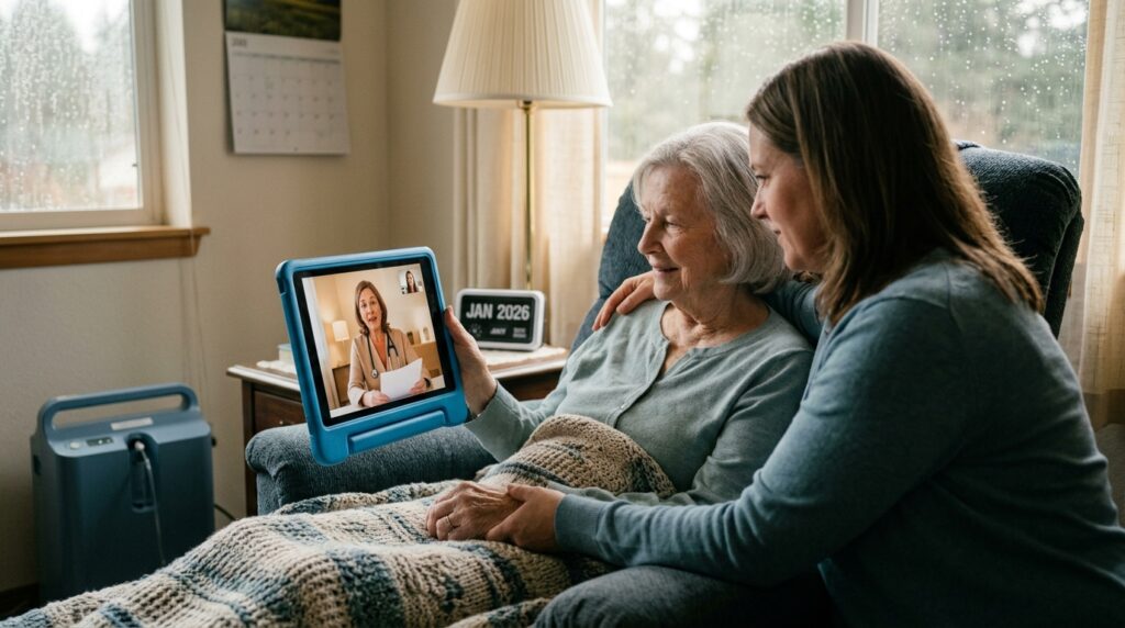 Hospice Telehealth Extension Through Jan 2026