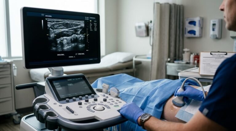 Scanner footage for Groin Ultrasound